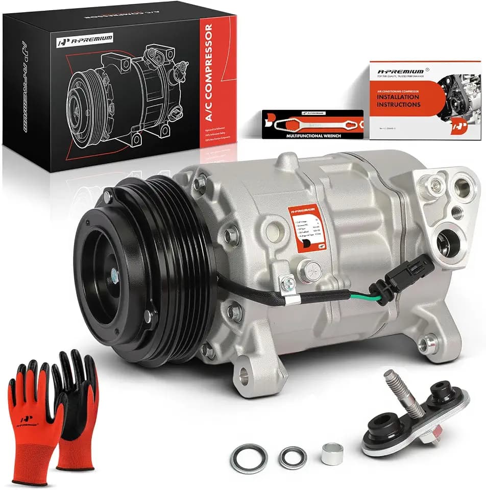 A-Premium Air Conditioner AC Compressor with Clutch