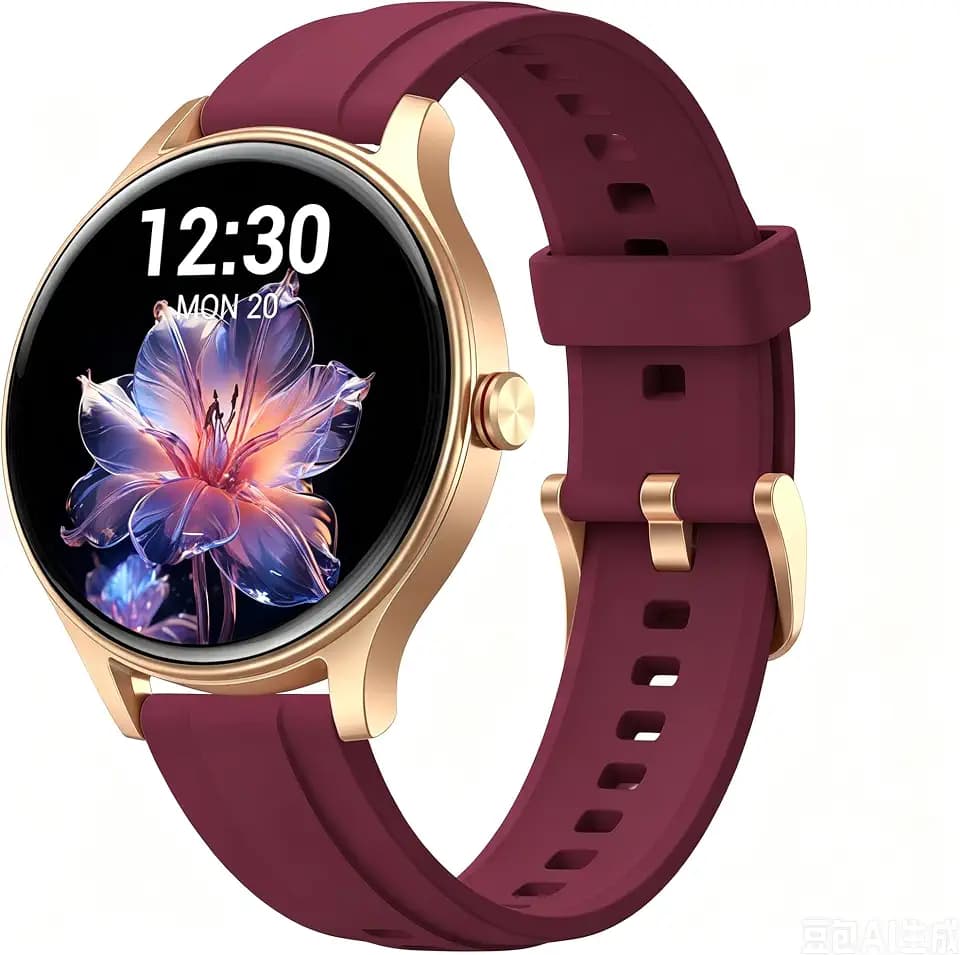 Fitpolo Smartwatch Damen mit Telefonfunktion, 1,27" HD Touch-Screen Smart Watch, 110+ Sportmodi Fitnessuhr mit Herzfrequenz/ SpO2/ Schlaf Monitor Schrittzähler, IP68 Wasserdicht Sportuhr Violett