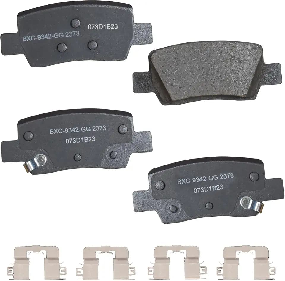 Bendix Premium SBC2373 Ceramic Rear Brake Pads for select Hyundai Elantra 2021–2025, Kia Seltos 2021–2024, Soul 2023–2024