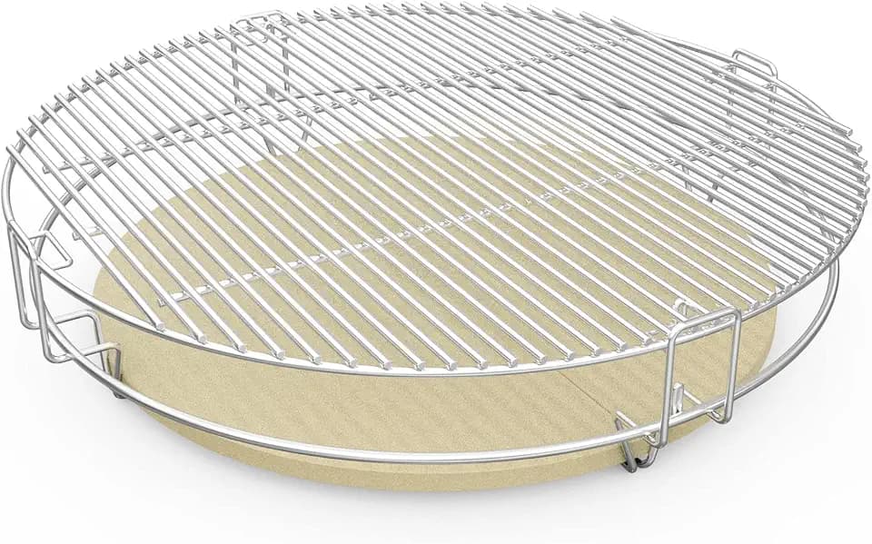onlyfire BBQ Cooking Grate System Flexible Cooking Rack with Heat Deflector