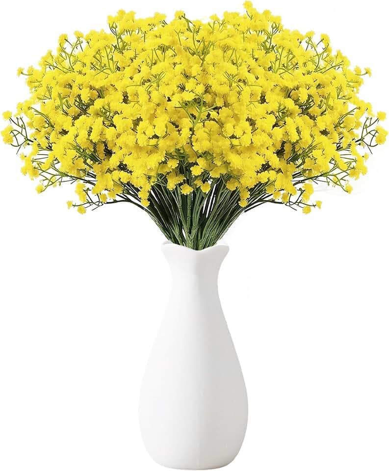 18 Stück Schleierkraut Künstlich Kunstblumenstrauß Künstliche Blumen