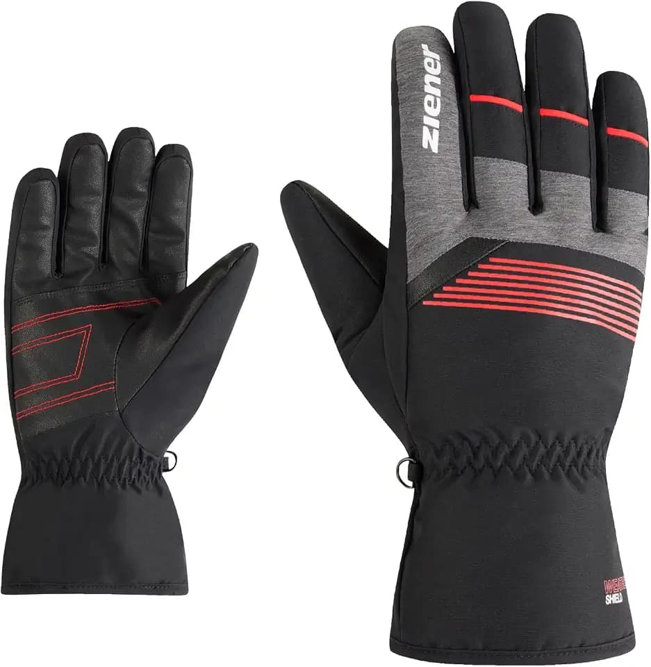 Ziener Herren GEVIN-Z Ski-Handschuhe/Wintersport | Wind- wasserabweisend