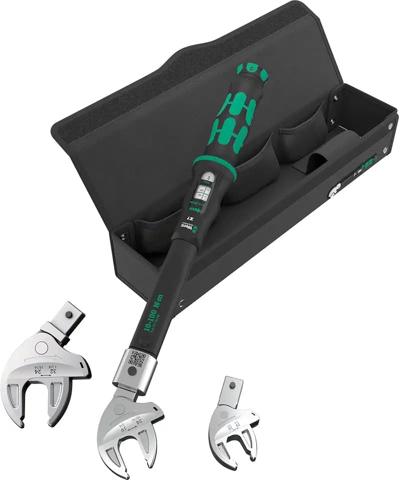 Wera 05136076001 9530 Drehmomentschlüssel-Set für Wärmepumpen/Klimaanlagen, 4-teilig
