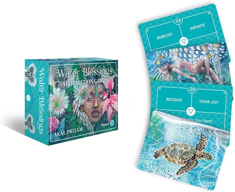 Water Blessings: Affirmation cards (Rockpool Mini Cards)