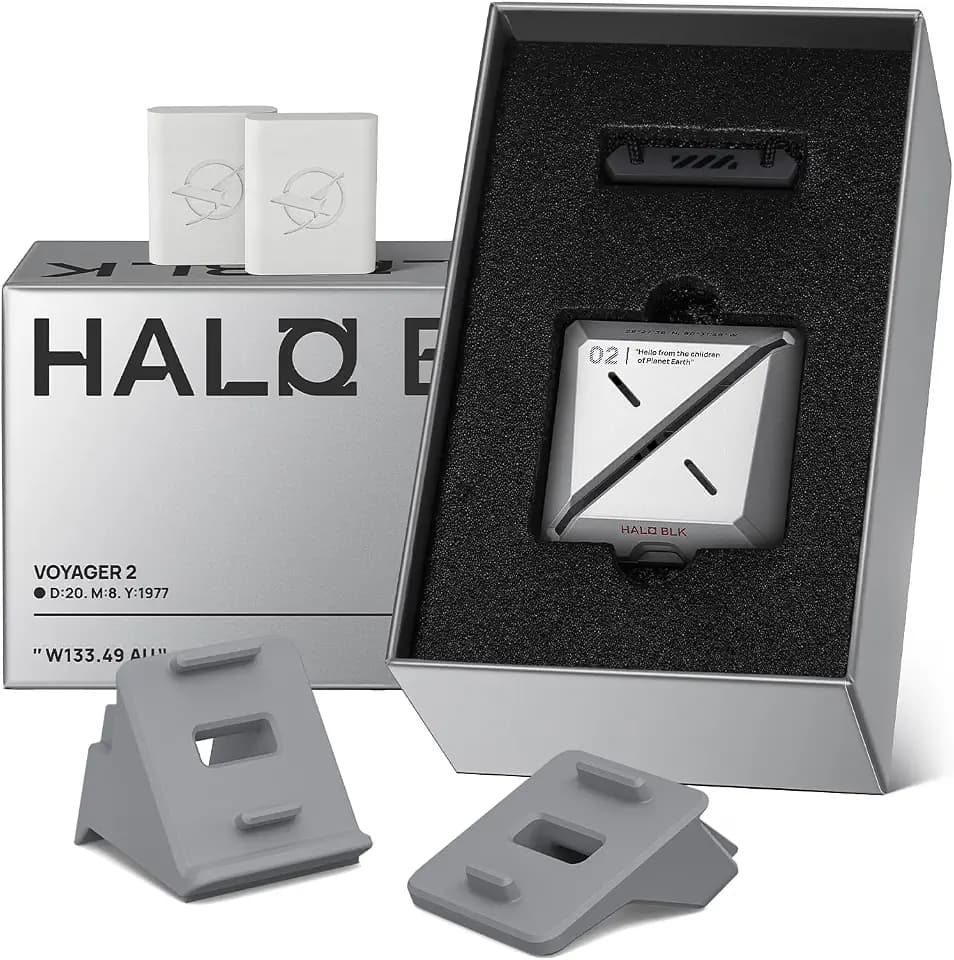 HALOBLK Car Air Freshener - White Peach Scent, Futuristic Style Aluminum Alloy Car Fragrance Diffuser with 2 Refills Designed for Tesla 2025-2021 Model Y Model 3 Accessories