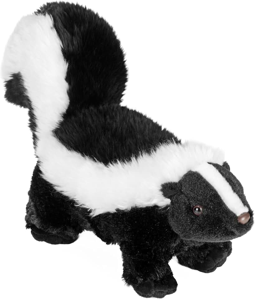 Wild Republic Skunk Plush, Stuffed Animal, Plush Toy, Gifts for Kids, Cuddlekins 12 Inches