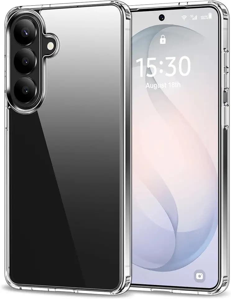 HOOMIL Case for Samsung Galaxy S26 Plus, Anti-Yellowing, Crystal Clear