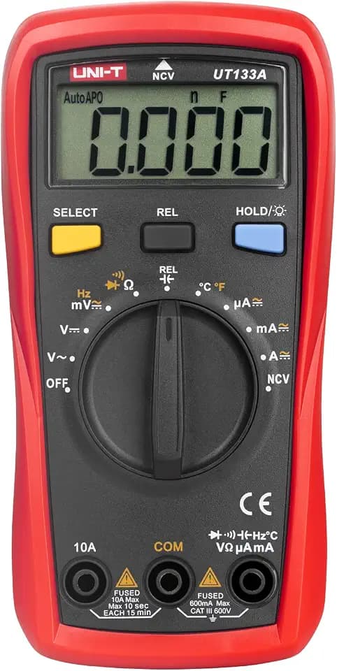 UNI-T Universalmessgerät Uni-T UT133A / MIE0435 / NCV/LCD-Bildschirm