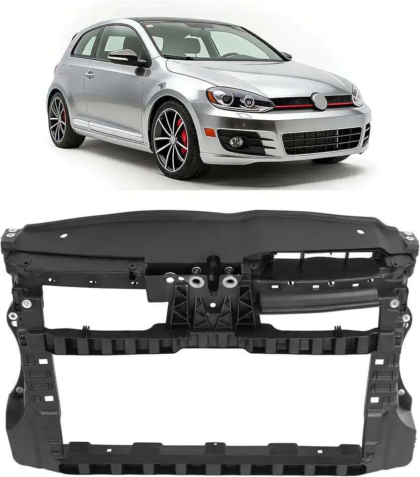 ALMULOO Radiator Support Assembly Compatible with GTI & Golf & Jetta Wagon