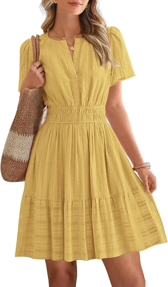 BTFBM Womens Summer 2026 Casual Mini Dresses