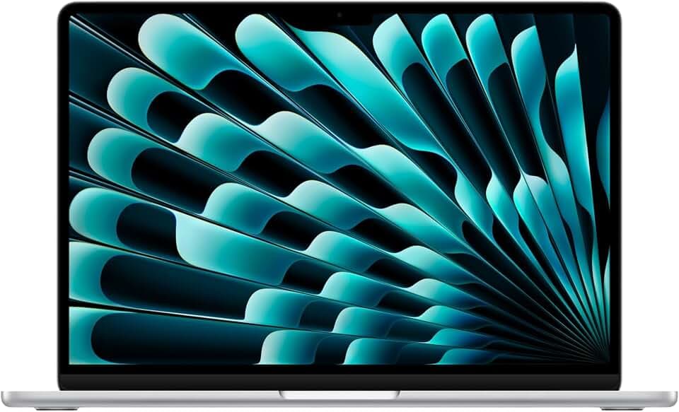 Apple 2026 MacBook Air 13-inch Laptop with M5 chip: Built for AI, 13.6-inch Liquid Retina Display, 24GB Unified Memory, 1TB SSD, 12MP Center Stage Camera, Touch ID, Wi-Fi 7; Silver