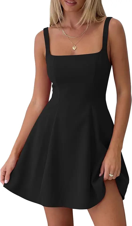 PRETTYGARDEN Summer Dresses for Women 2026 Sleeveless A Line Business Casual Formal Cocktail Party Spring Short Dress