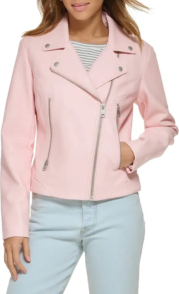 Levi's Women's Vegan Leather 538 Moto Jacket (Regular & Plus Size)
