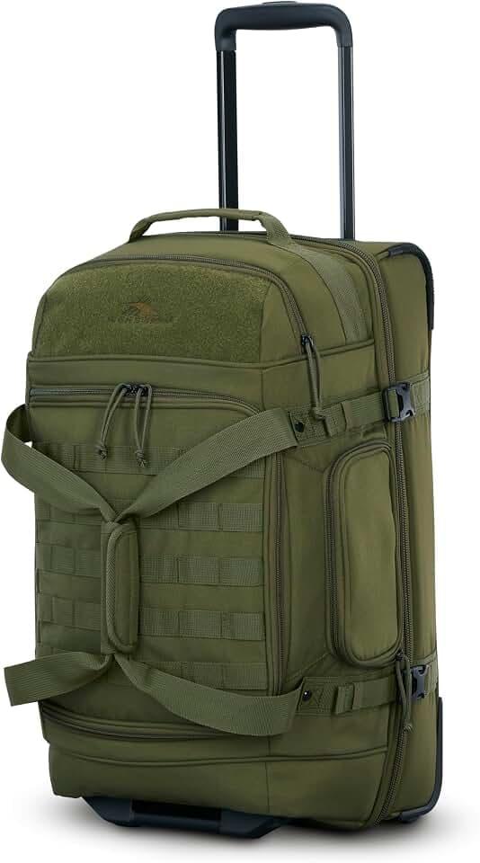 High Sierra Pathsetter Wheeled Carry-On Duffle - Moss