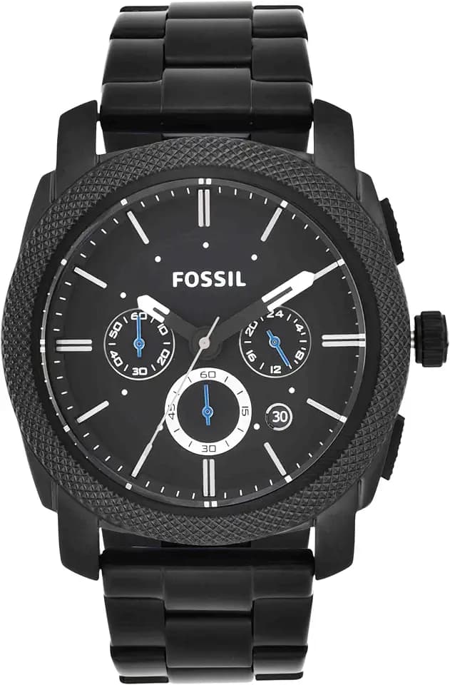 Fossil Men's Watch, Machine Stainless Steel Chronograph Watch for Men