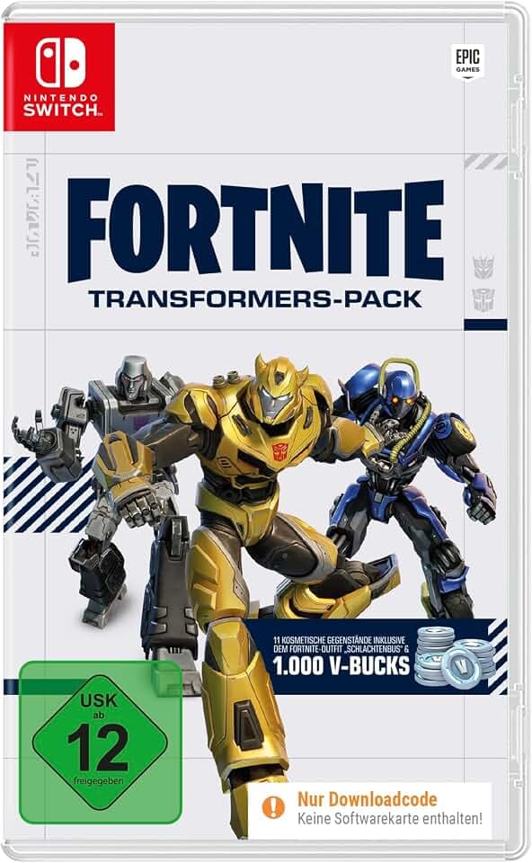 Fortnite Transformers Pack (Download- Code in der Box) - Switch
