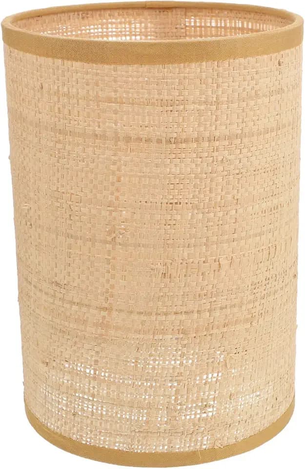 Kichvoe Rattan Lamp Shade 8.07 X 5.51 X 5.51 in Woven Lamp Shade for Table Lamps and Floor Lamps E14/E27 Socket Fit Rustic Decor for Living Room Bedroom Cafe Restaurant