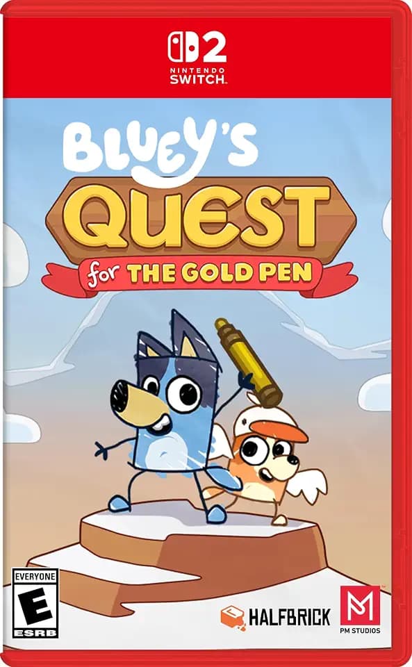 Bluey's Quest for The Gold Pen - Nintendo Switch 2