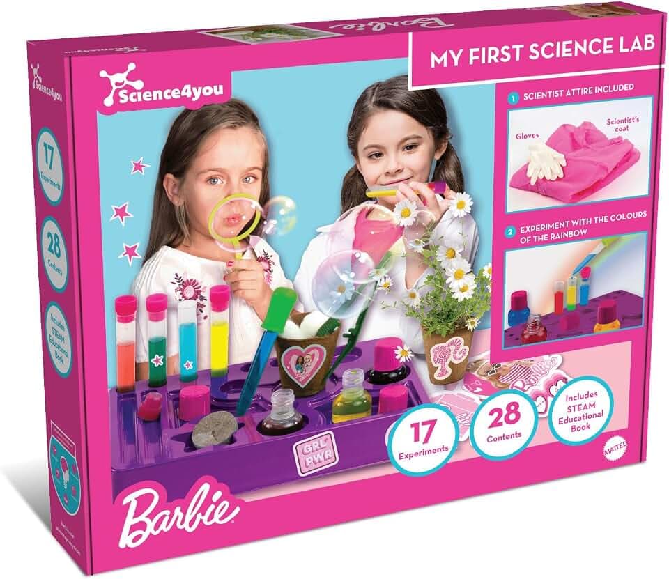 Science4you Meine erste Wissenschaft Kit Barbie für Kinder Alter 4 5 6+ – Experiment mit Barbie, Kunst und Handwerk Aktivitäten, Spielzeug, Spiele, Geschenke für Jungen & Mädchen 3 4 5+ Jahre alt