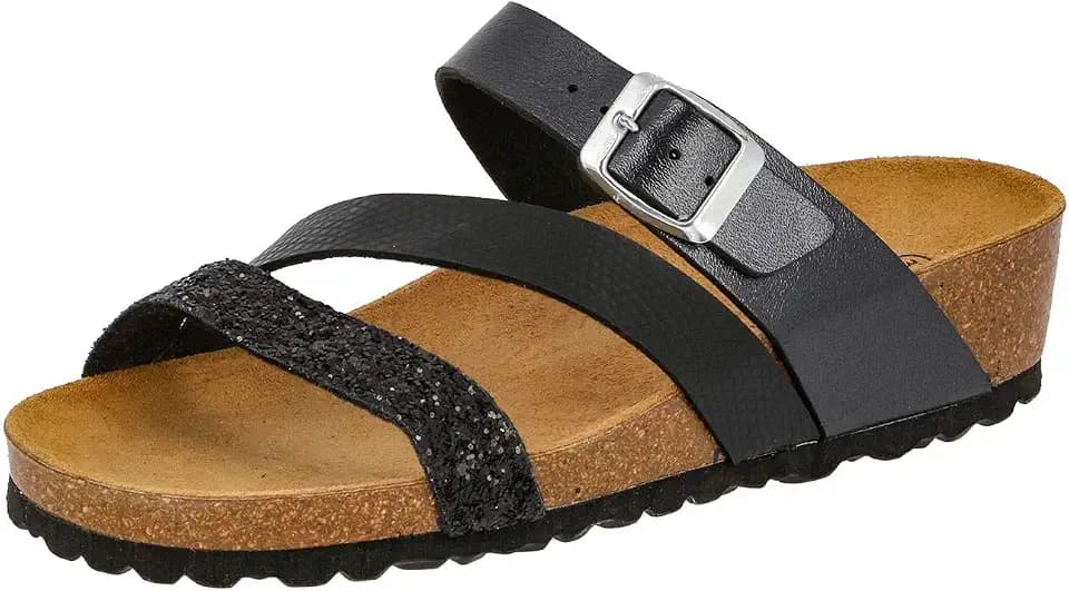Lico Unisex Natural Glitter Hausschuhe