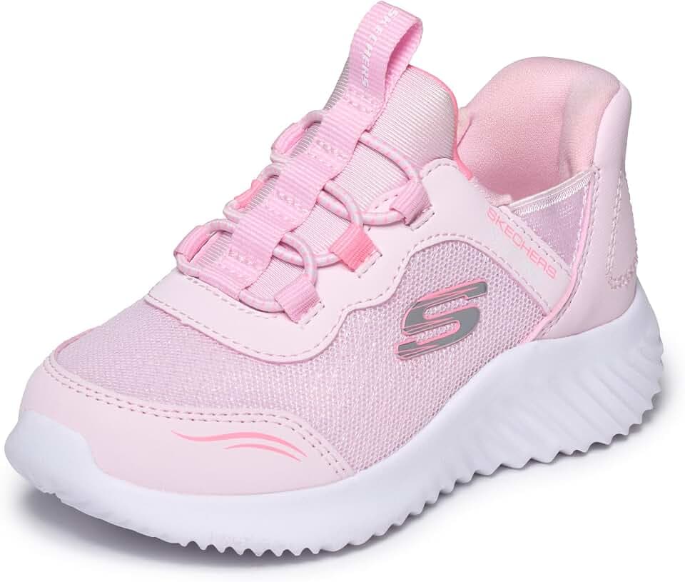 Skechers Girls' Bounder Simple Cute Shoe