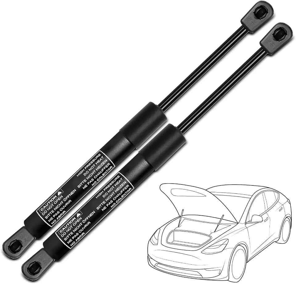 YHTAUTO Front Hood Gas Struts Lift Supports for Jaguar X-Type 2002-2008