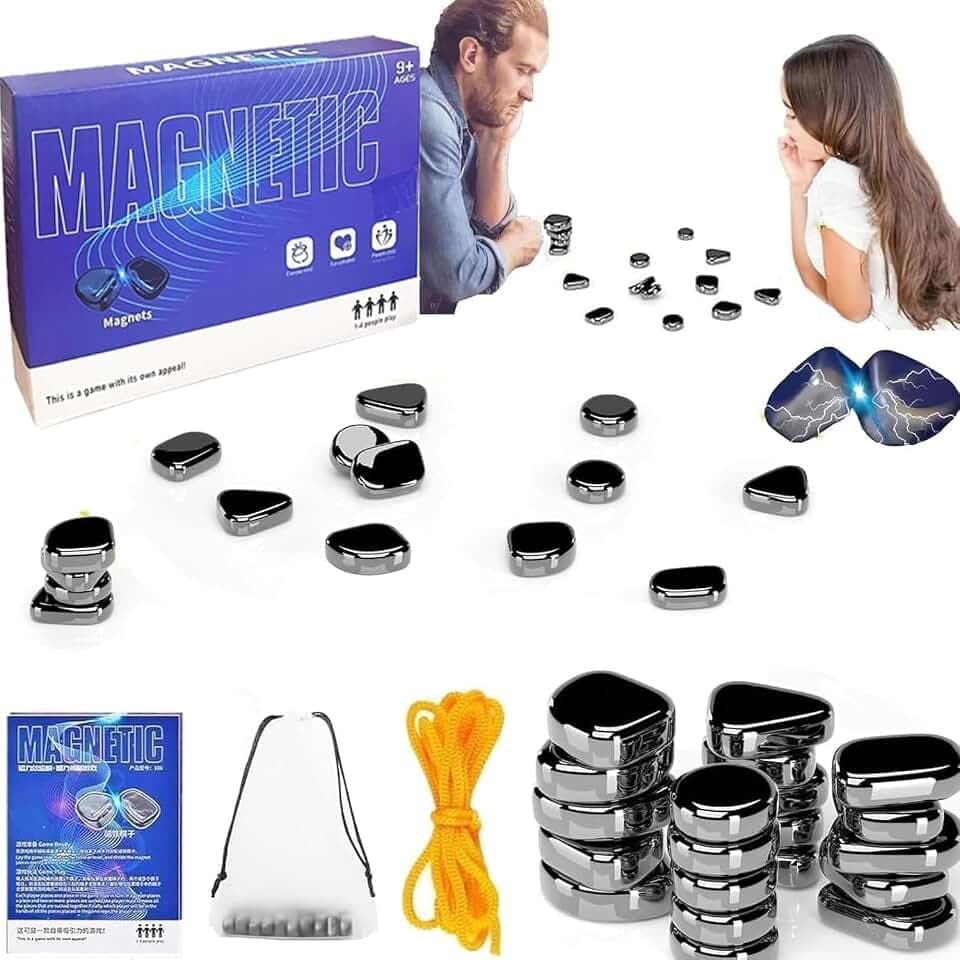 Magnetspiel,Magnet Spiel,Magnetisches Schachspiel,Magnetsteine