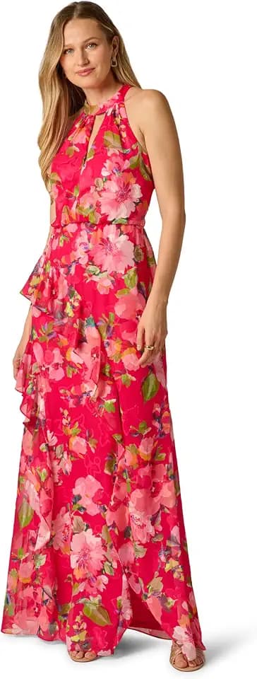 Adrianna Papell Women's Printed Mermaid Dress
