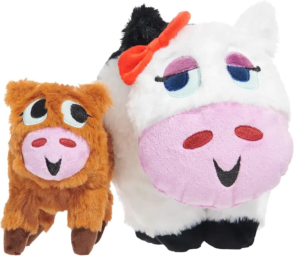 BarkBox Bertha the Cow Dog Toy - XL - Dogs