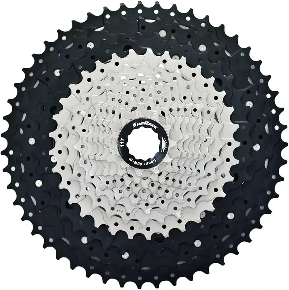 SunRace MZ603 11-51T 12-Gang-Kies E-Bike MTB Weitverhältnis-Kassette, Schwarz, SR3018