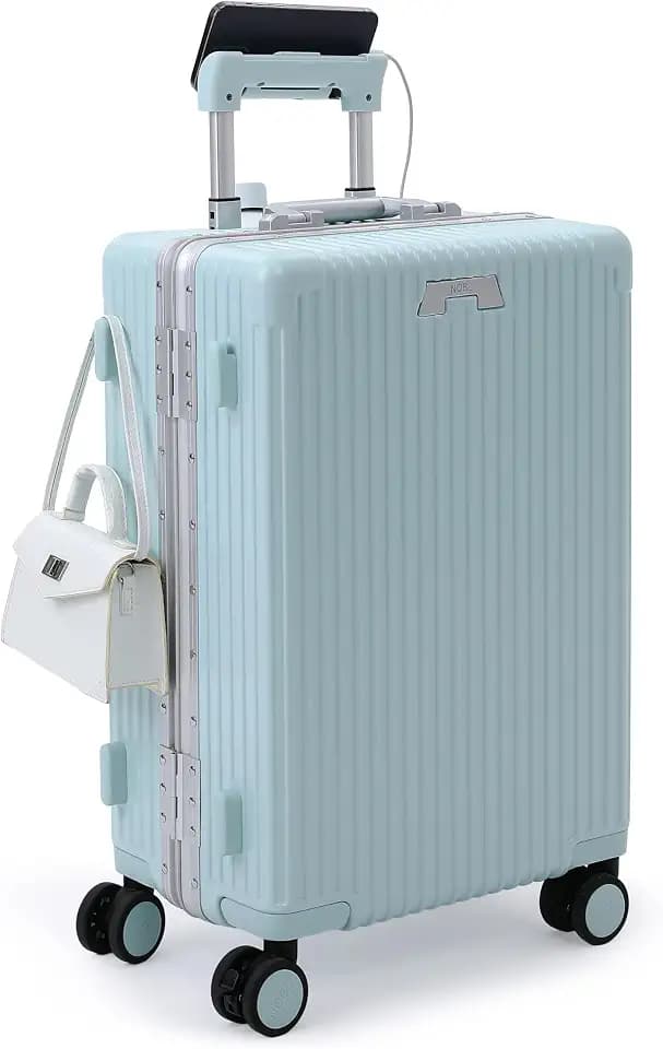 NOBL Classic All-in-One Carry-On Suitcase, 20” Hardshell Spinner Luggage