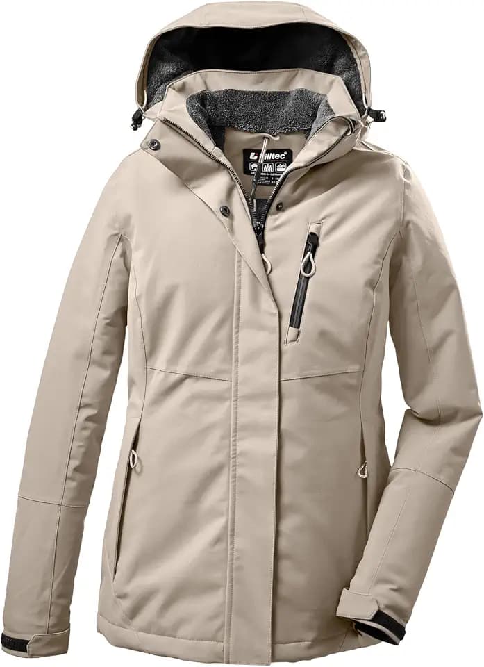 Killtec Damen Outdoorjacke Funktionsjacke mit abzippbarer Kapuze KOW 140 WMN Jckt wasserdicht, Winddicht, atmungsaktiv
