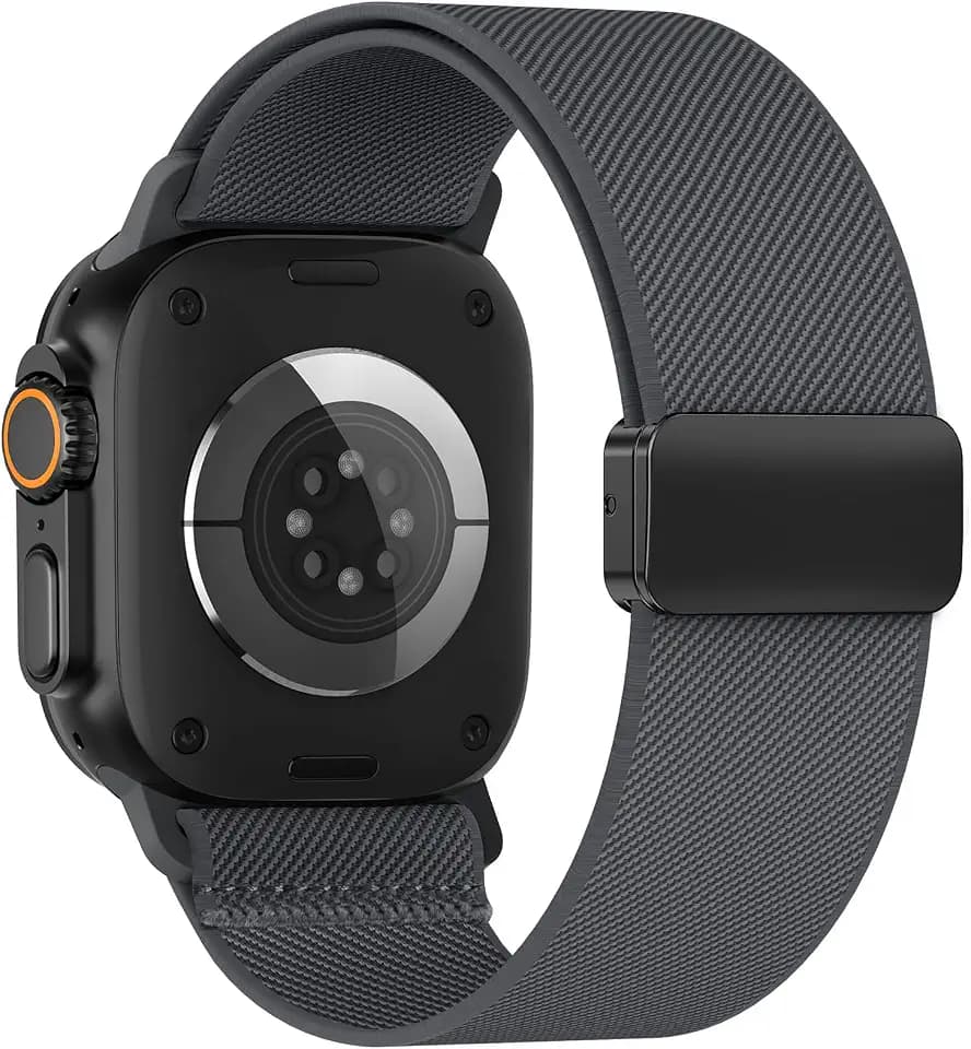 Nylon Stretchy Magnetic Band for Apple Watch Ultra 4/3/2/1 Bands Men Women