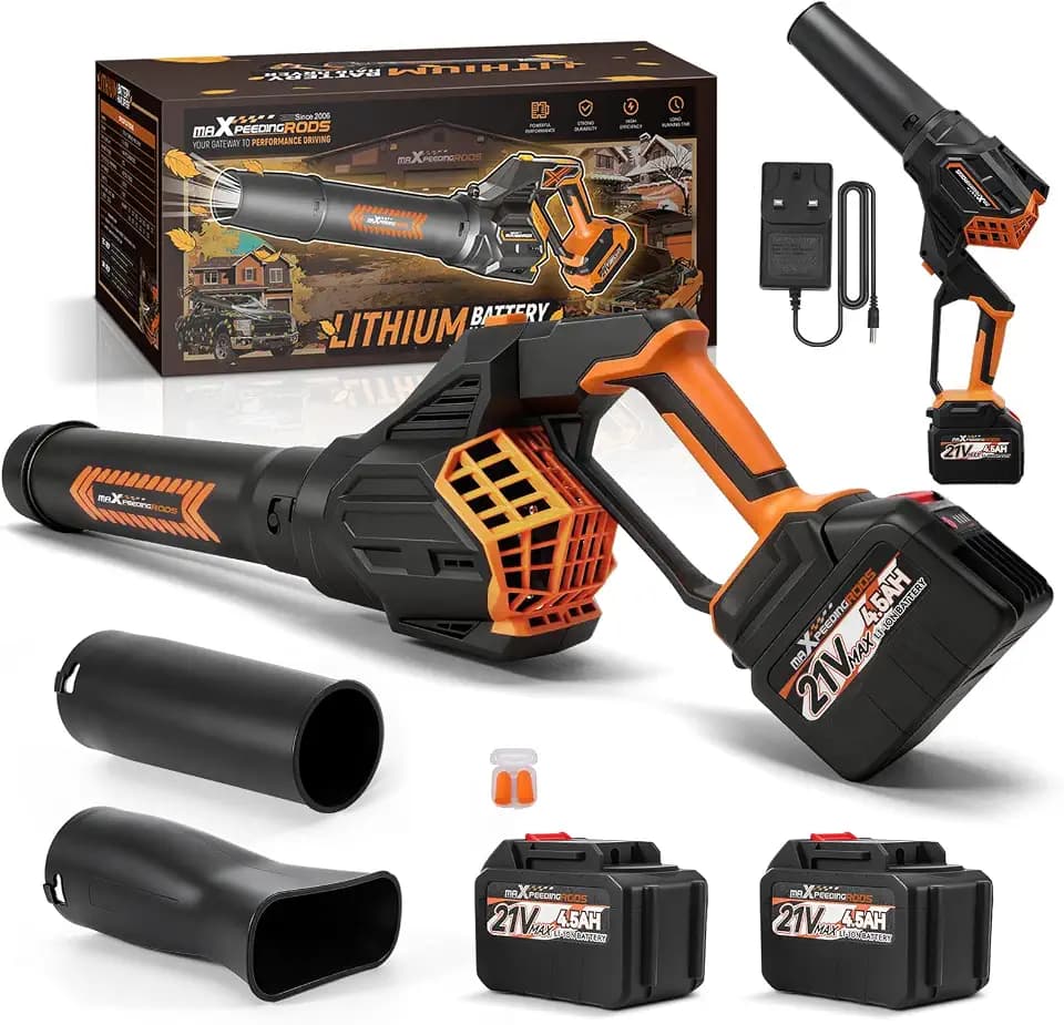 maXpeedingrods Leaf Blower Cordless, 650CFM Electric Leaf Blower
