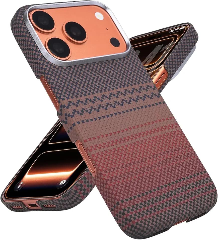 Aramid fiber Ultra-Thin Magnetic Caseless Feel Case for iPhone 17 Pro