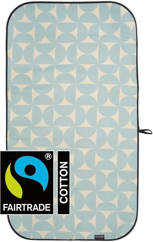 Brabantia Bügelmatte - 6-lagiges Material - hitzebeständige Bügelunterlage - kompakt - rutschfester Boden - ideal fürs Reisen - Bügeldecke - Wäsche-Must-have - Fresh Breeze - 65 x 1 x 120 cm