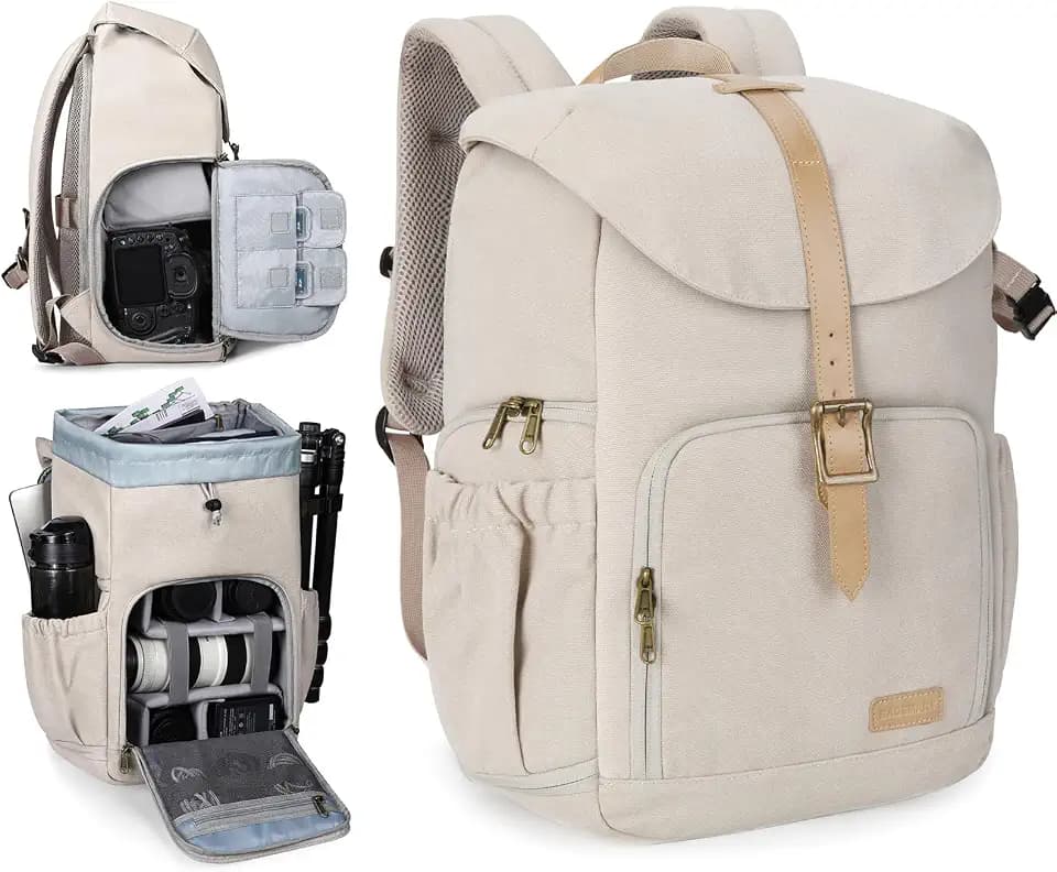 BAGSMART Camera Backpack DSLR Camera Bag Backpacks for Photographers