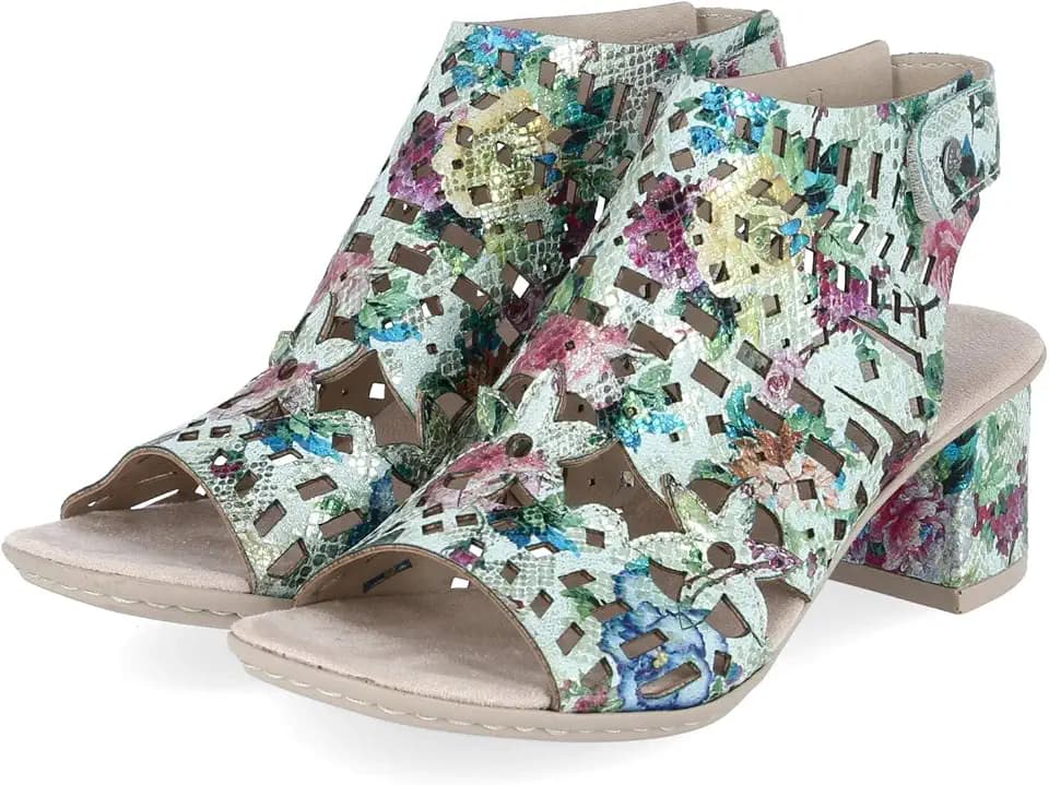 Rieker Absatz Sandalette Mehrfarbig