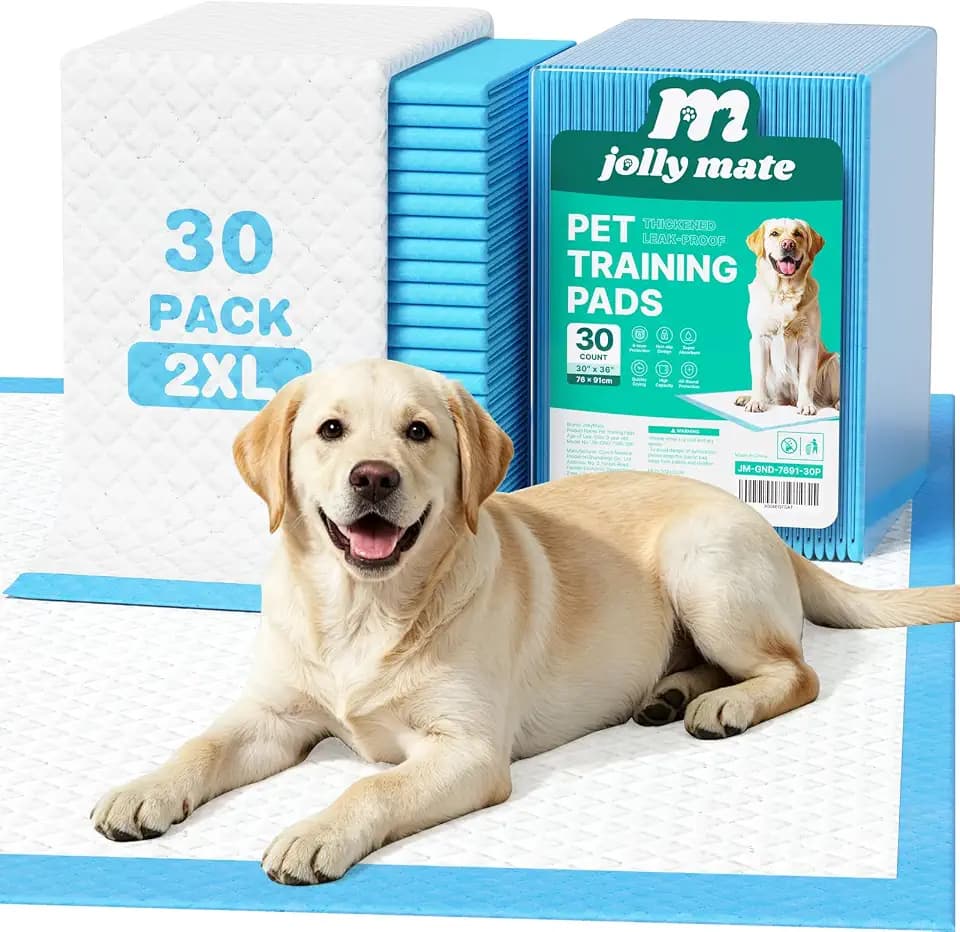 Dog Pads Extra Large 30"x36"-30 Pack Super Absorbent XXL Pee Pads for Dogs