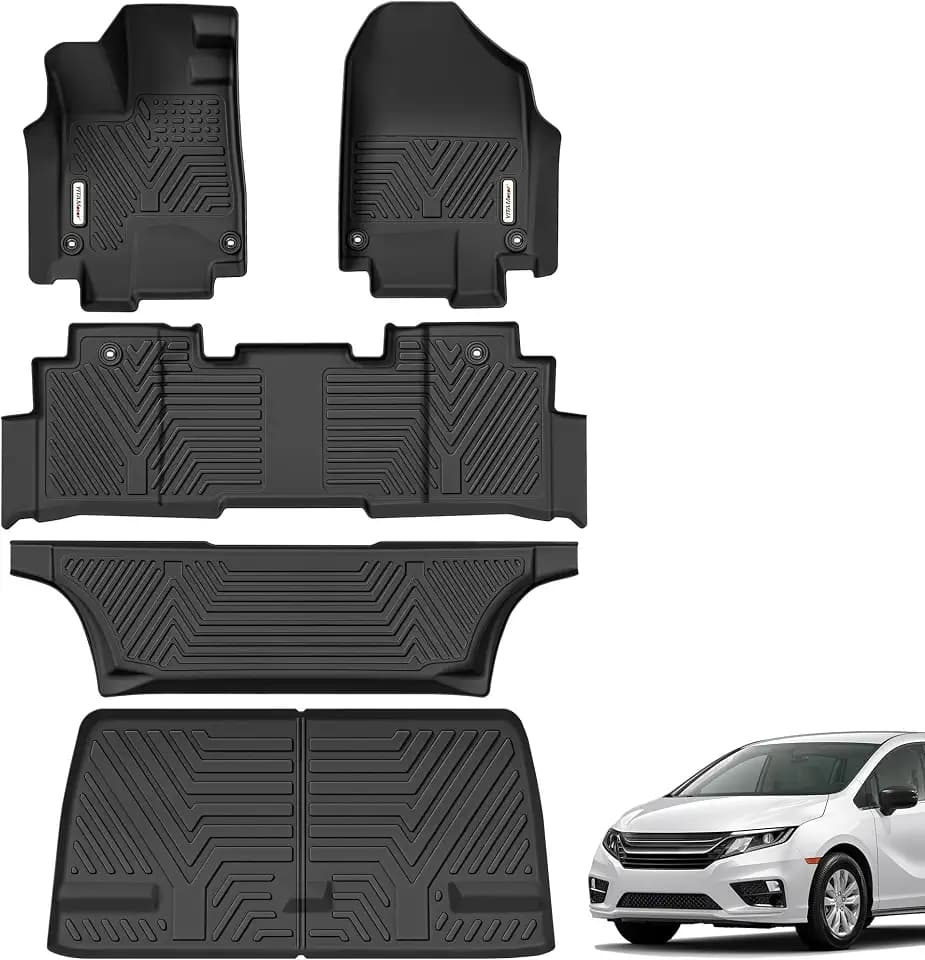 YITAMOTOR Floor & Cargo Mats Fit Honda Odyssey 2018-2026 Mini Passenger Van