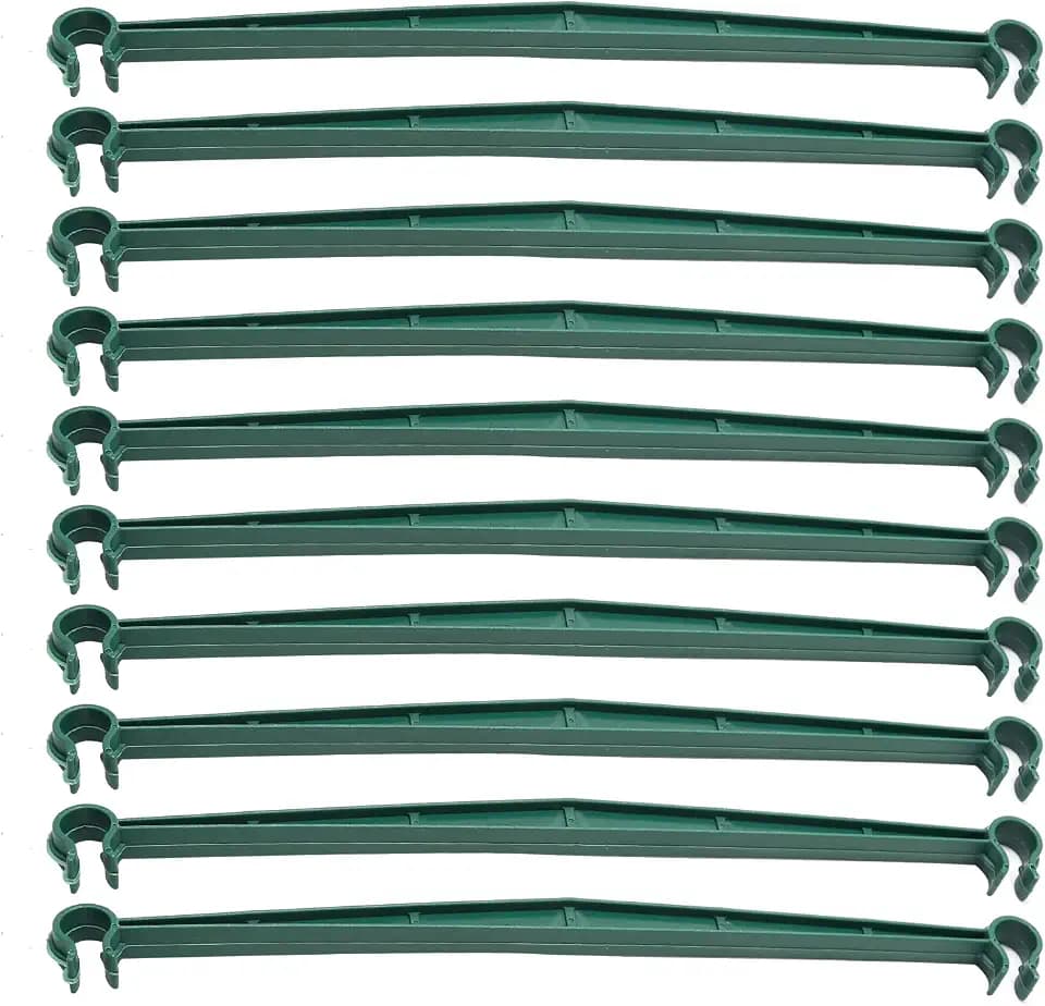 100 PCS Stake Arms for Tomato Cage, 12.8” Expandable Trellis Connectors,Plant Support Garden Stakes, Tomato Stake Supports Fit for 14mm Stakes, for Climbing Plants, Flowers,Vegetables