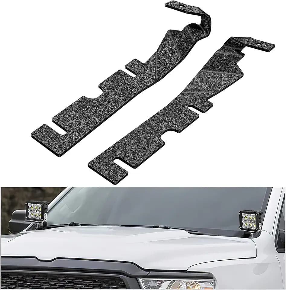 Nilight Ditch Light Brackets for Dodge RAM 1500 2500 3500 2009-2018