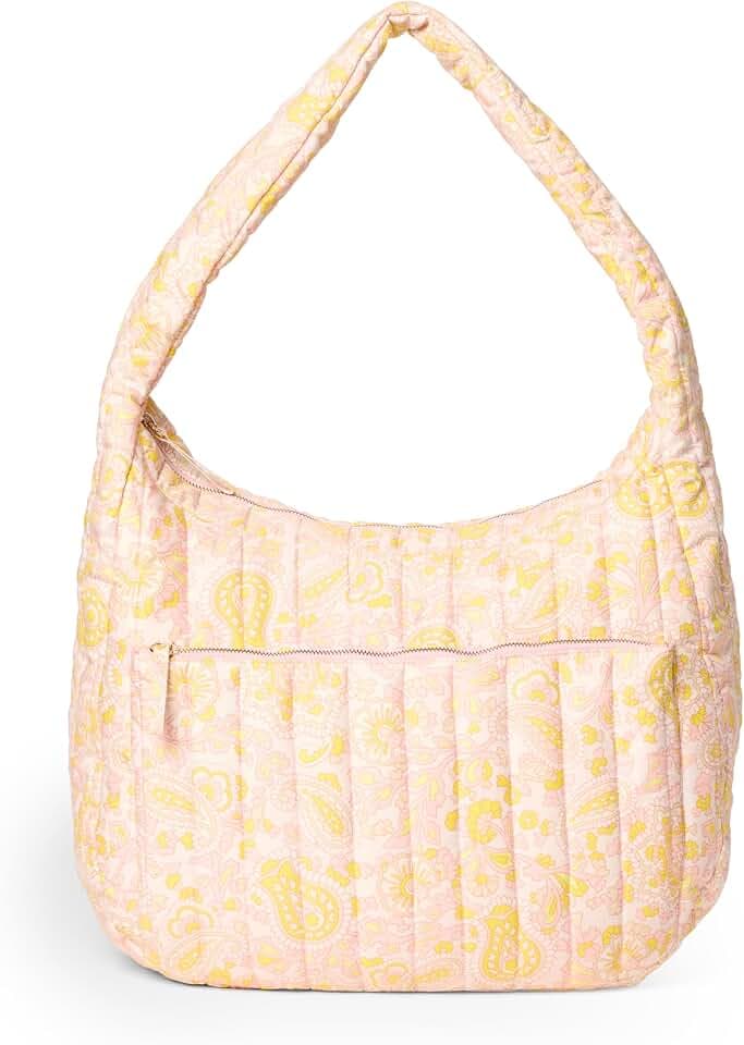 Amazon Essentials x Sofia Grainge Women's Quilted Puffer Tote Bag with Zip