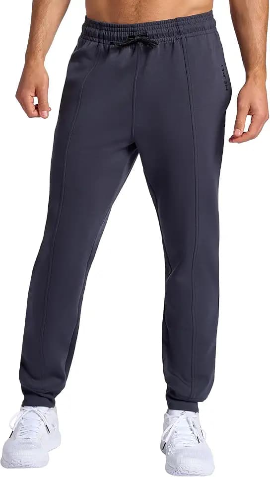 Head Men's Precision Double Knit Jogger, Standard Fit, Stretch Midweight Material