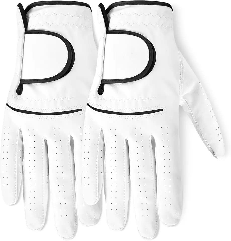 Amazon Basics All-Weather Golf Gloves for Men, Right Hand & Left Hand Options, Medium, Medium-Large & Large