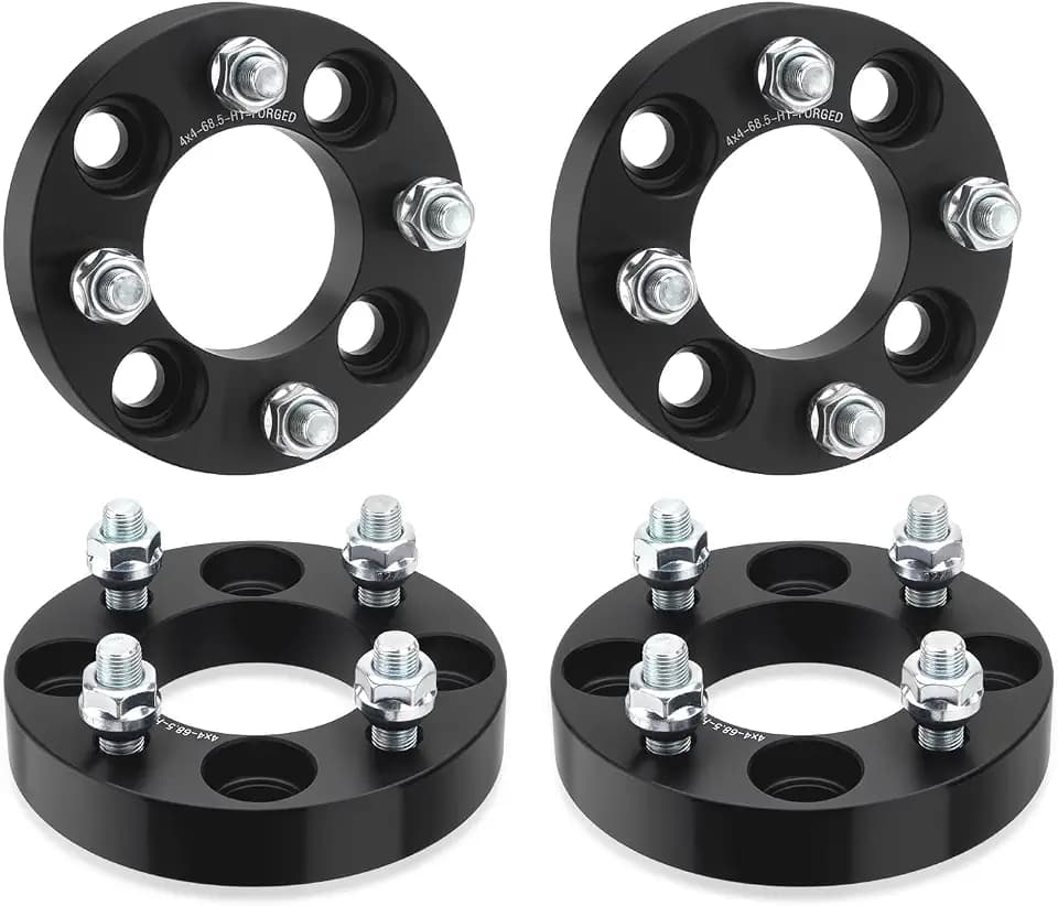 1" Golf Cart Wheel Spacers 4x4 (4x101.6mm), Compatible with Yamaha