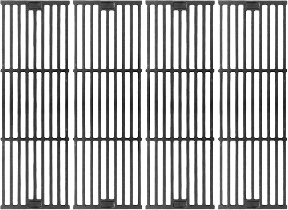 4PCS Grill Grates Replacement Parts, Grill Grates Replacement Cast Iron 19 3/4" for Chargriller 2121, 2123, 2222, 2828, 3001, 3030, 3725, 4000, 5050, 5252, 5650,9020