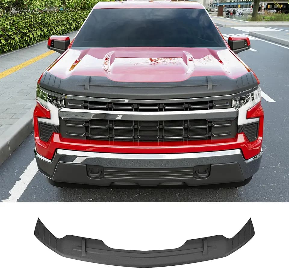 powoq Hood Deflector Compatible with 2022-2026 Chevy Silverado LT