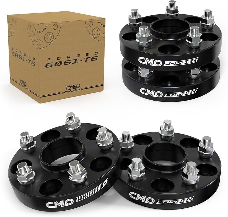 5x108 Wheel Spacers Fits Ford & Jaguar 1" (25mm), M12x1.5, 4PCS by CMO