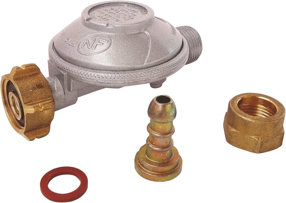 SOMATHERM FOR YOU, Butangas-Druckminderer 1,3 kg/h mit M20/150 Düse – Anschluss Mutter Flasche – Ausgangsdruck 28 mbar – einfache Installation